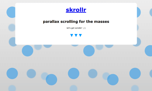 parallax scrolling js